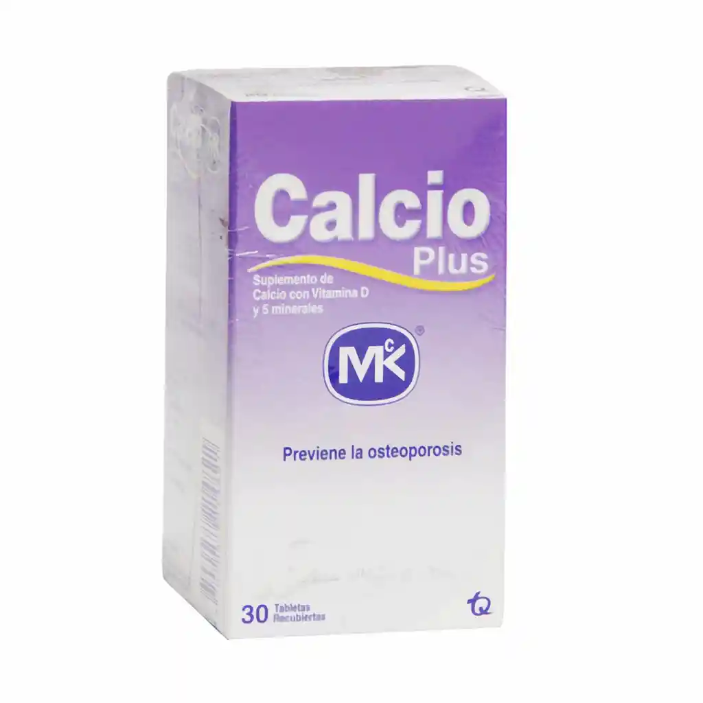 Mk Calcio Plus Suplemento con Vitamina D y Minerales Tabletas