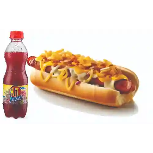 Perro Caliente + Jugo Hit