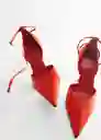 Zapatos Mich Rojo Talla 37 Mujer Mango