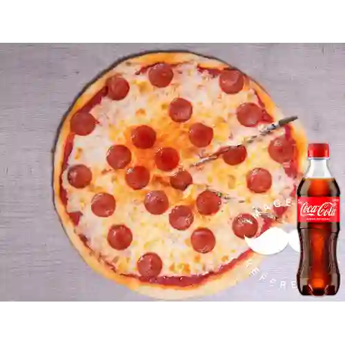 Combo Porción Pepperoni + Coca Cola Original 400 ml