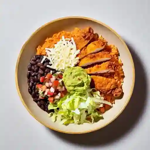 Bowl De Pollo Apanado