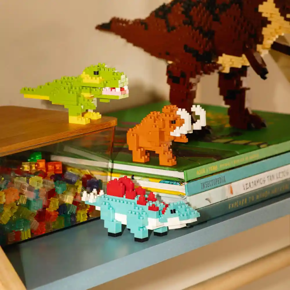 Mini Bloques Nivel 1 Animales Prehistoricos