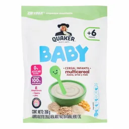 Quaker Cereal Infantil Baby Multicereal