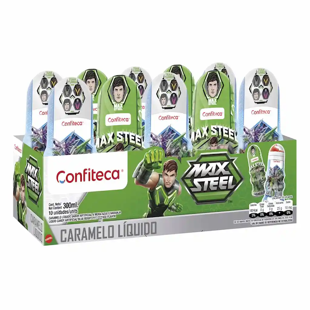 Play Caramelo L’Quido Max Steel Dis X 10