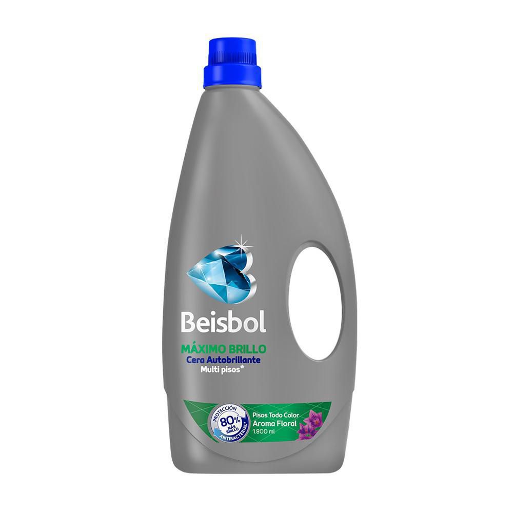 Beisbol Cera Autobrillante Multi Pisos con Aroma Floral 1800 ml