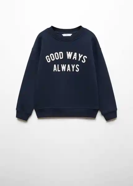 Sudadera Always Niños Navy Talla 12 Mango