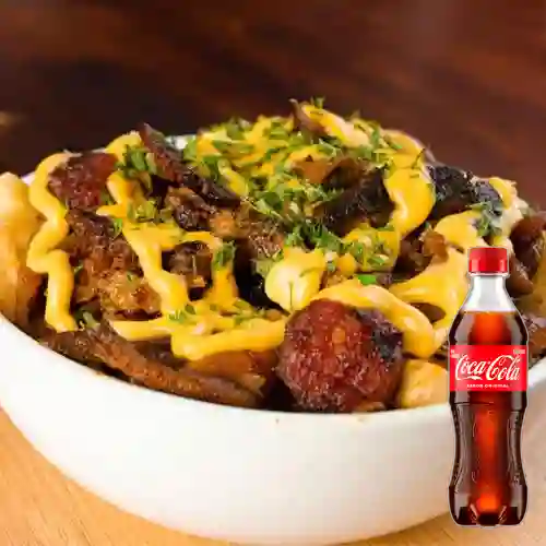 Combo Papa Burger Pork + Coca Cola Original 400 ml