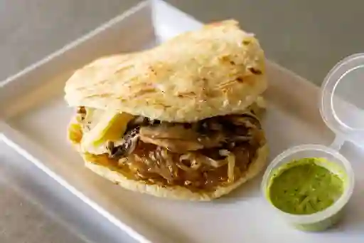 Arepa las setas al fogon