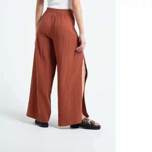 Pantalón Nerd Mujer Café Secoya Medio Talla L 432E304 Naf Naf