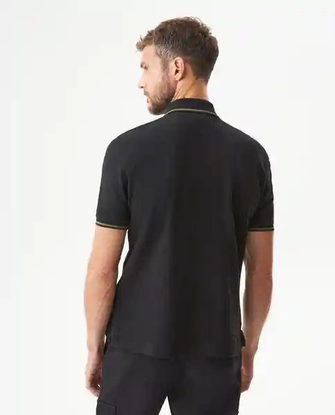 Camiseta Polo Mini Openings Negro Sombrio T L Chevignon
