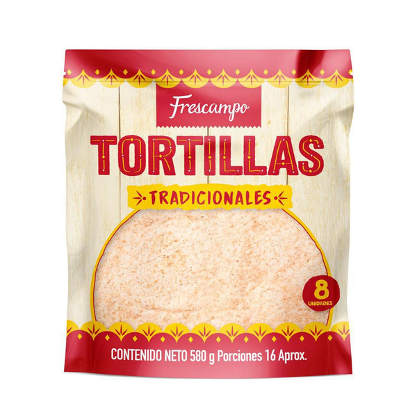 Frescampo Tortillas de Harina Tradicionales 580 g
