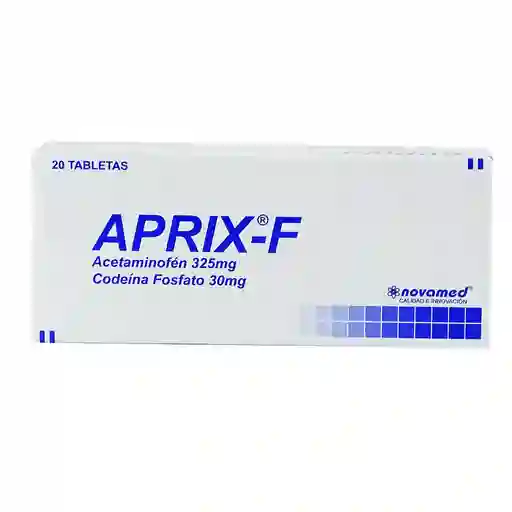 Aprix F Tabletas (325 mg / 30 mg)