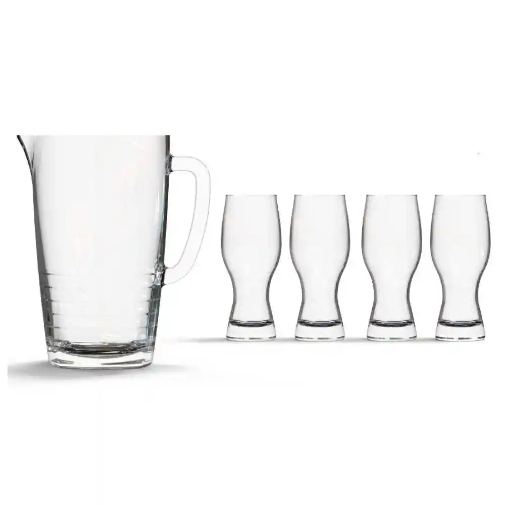 Set X 5 Piezas Munich Tu Mesa Cristar 9845elmesa23