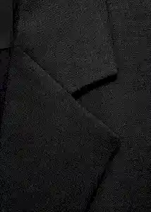 Blazer Americana Boreli 2 Negro Talla S Mujer Mango
