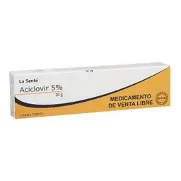 La Santé Aciclovir Crema Tópica (5 %)