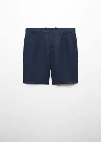 Bermuda Carp-H Navy Talla 44 Hombre Mango