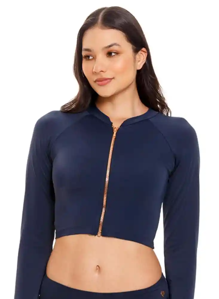 Vestido de Baño Camibuso L-azul Navy