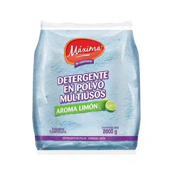 Máxima Detergente Multiusos Limon Polvo