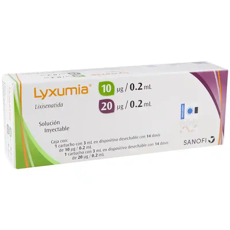 Lyxumia Solución Inyectable (10mcg)