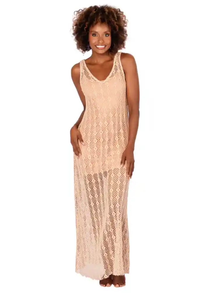 Salida de Baño Vestido Malla Fiory 3304