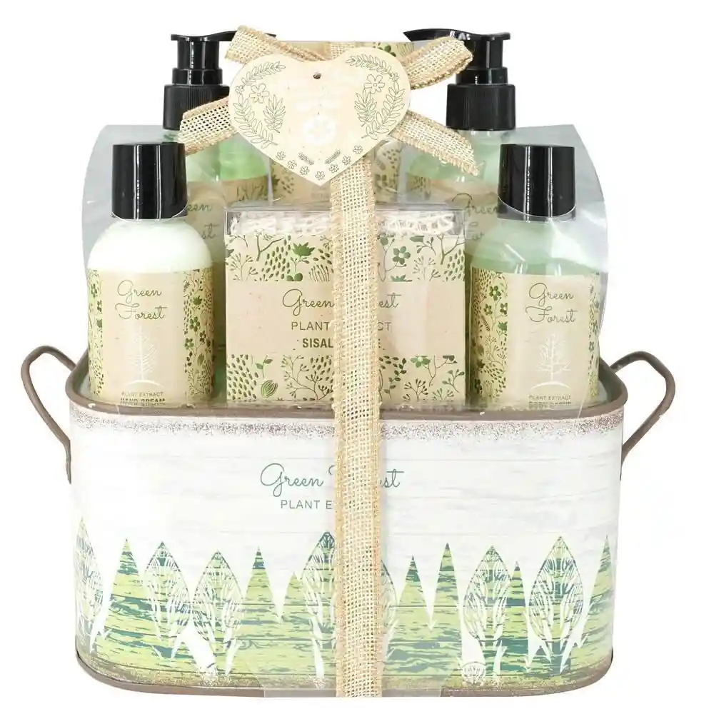 Estuche Canasta Cremas Gel Exfol Spa Luxury Marca Exclusiva