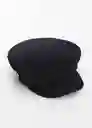 Gorra Chan Negro Talla M Mujer Mango