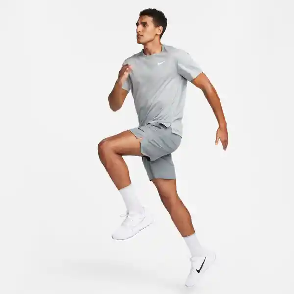 Nike Short Df Challenger 9ul HbrPara Hombre Gris Talla M