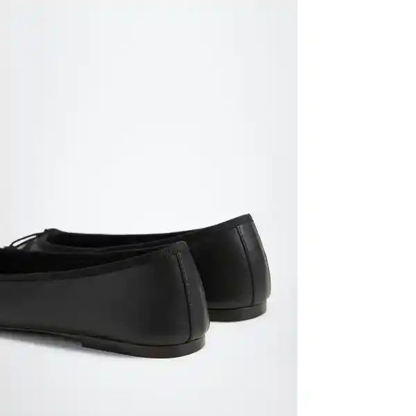 Zapato Paso Negro Talla 41 Mujer Mango