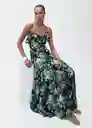 Vestido Volare Negro Talla S Mujer Mango