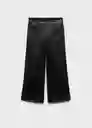 Pantalón Janet Negro Talla 10 Niñas Mango