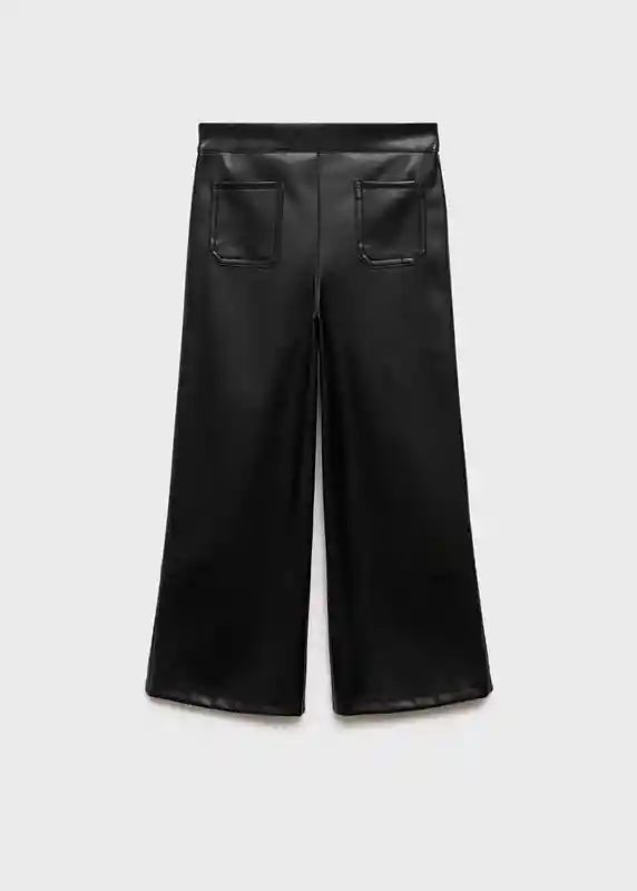 Pantalón Janet Negro Talla 10 Niñas Mango