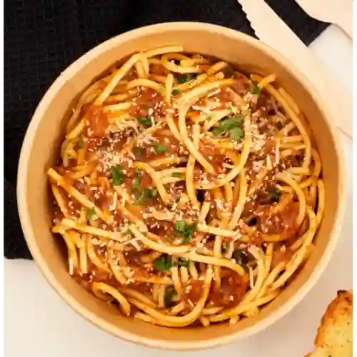 Spaguetti en Salsa de Carne