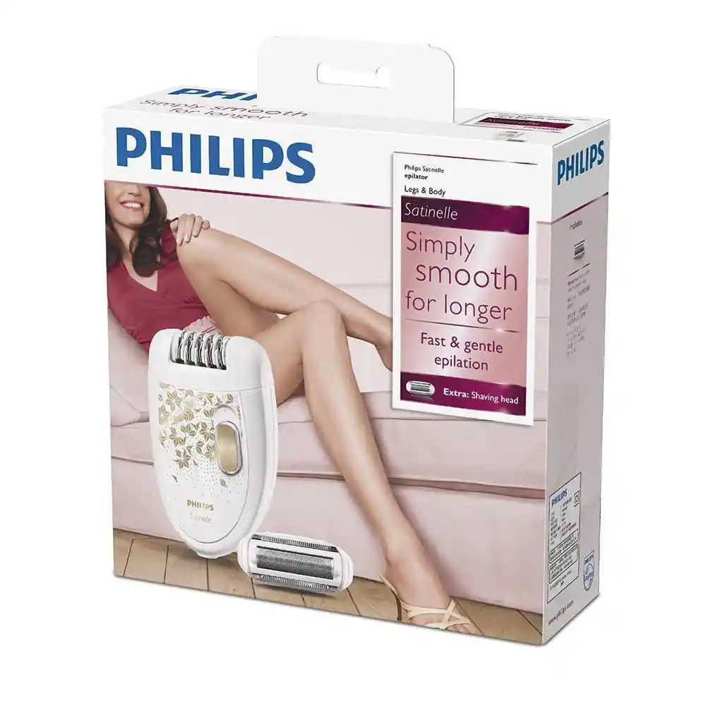 Philips Depiladora Para Piernas y Cuero HP6423/00