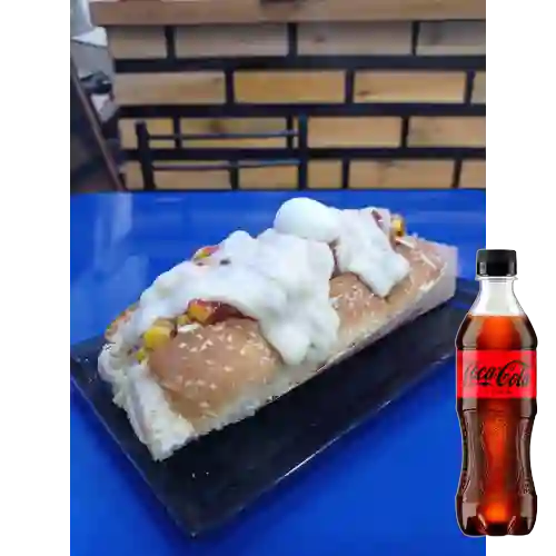 Combo Maxperro Sencillo + Coca-Cola CERO 400ml