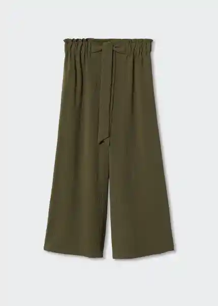 Pantalón Vaiana-W Khaki Talla Xs Mujer Mango