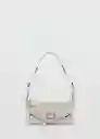 Bolso M Valentin Blanco Talla 99 Mujer Mango