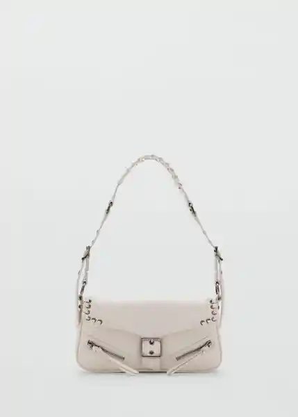 Bolso M Valentin Blanco Talla 99 Mujer Mango