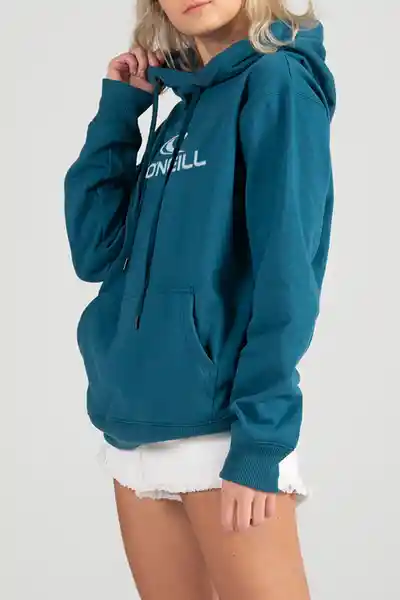 ONeill Buzo Hoodie Supreme Femenino Azul Petróleo Talla L