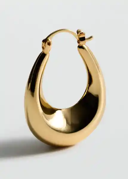 Pendientes Fedora Oro Talla 99 Mujer Mango