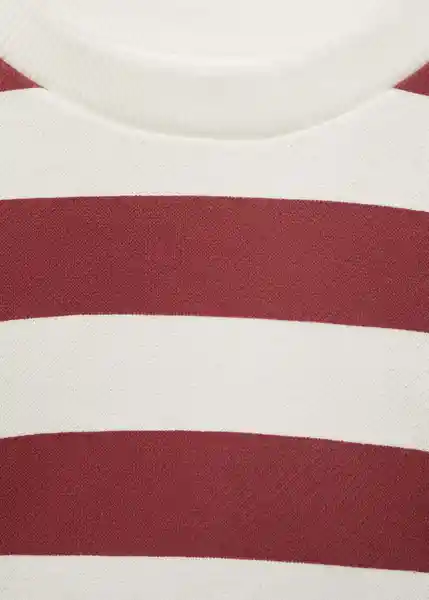 Sudadera Stripeb7 Granate Talla 70 Niños Mango