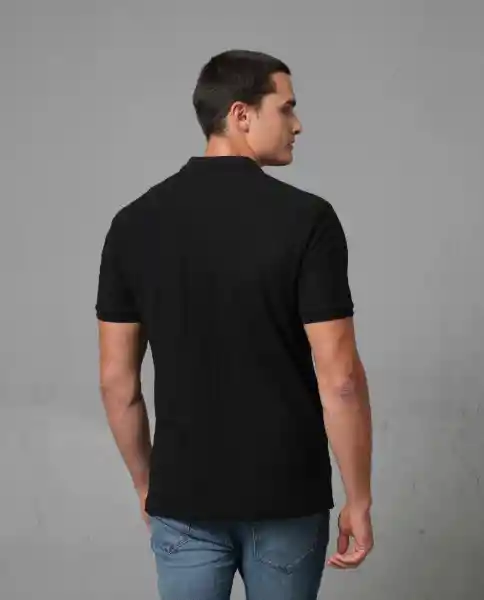Camiseta Polo Hombre Negro S 192G100_NEG194007 Rifle