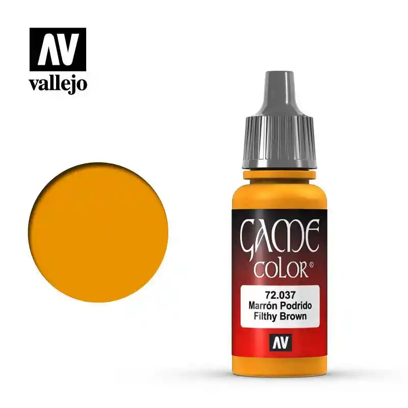 Vallejo Pintura Acrílica Game Color Marrón Podrido 17 mL