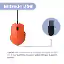 Mouse Alambrico Gaming Mod X388 Naranja Serie Miniso