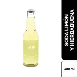 Soda Hatsu Limón y Hierbabuena x 300 ml