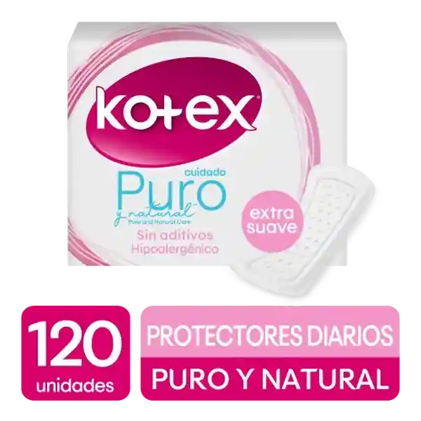 Kotex Protector Diario Cuidado Puro