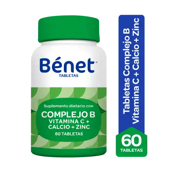 Benet Suplemento Dietario Complejo B 60 Tabletas