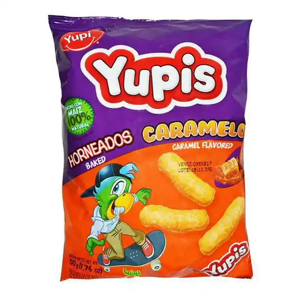 Yupi Pasabocas Horneados Sabor a Caramelo