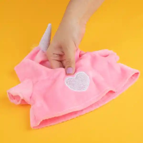 Sudadera Con Capucha Para Peluche Pen Pen Unicornio Rosa Miniso