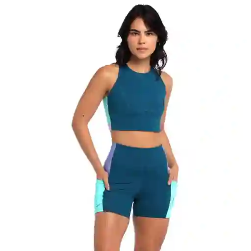 Leggings Corto Huli Dark Teal Mujer Talla S Speedo