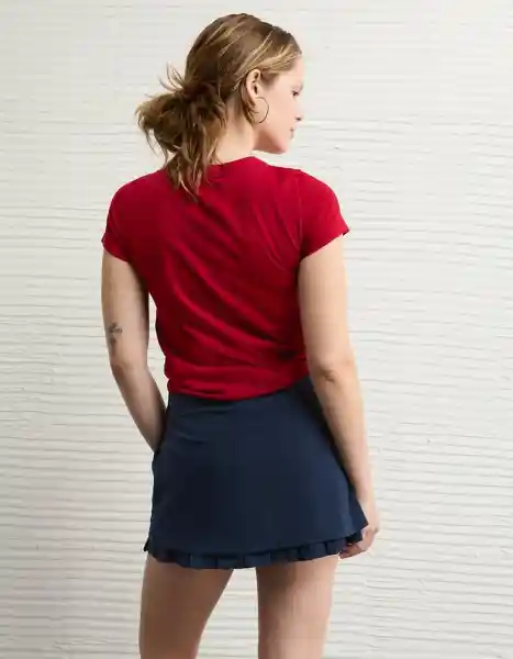 Camiseta Mujer Vinotinto Talla Medium 1143669 American Eagle